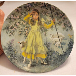 Collectible Plate Bradex Little Bo Peep John McClelland's Mother Goose #L17348